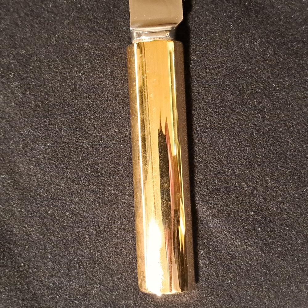 Gucci vintage brass and stainless carving knife - Picture 6 of 14